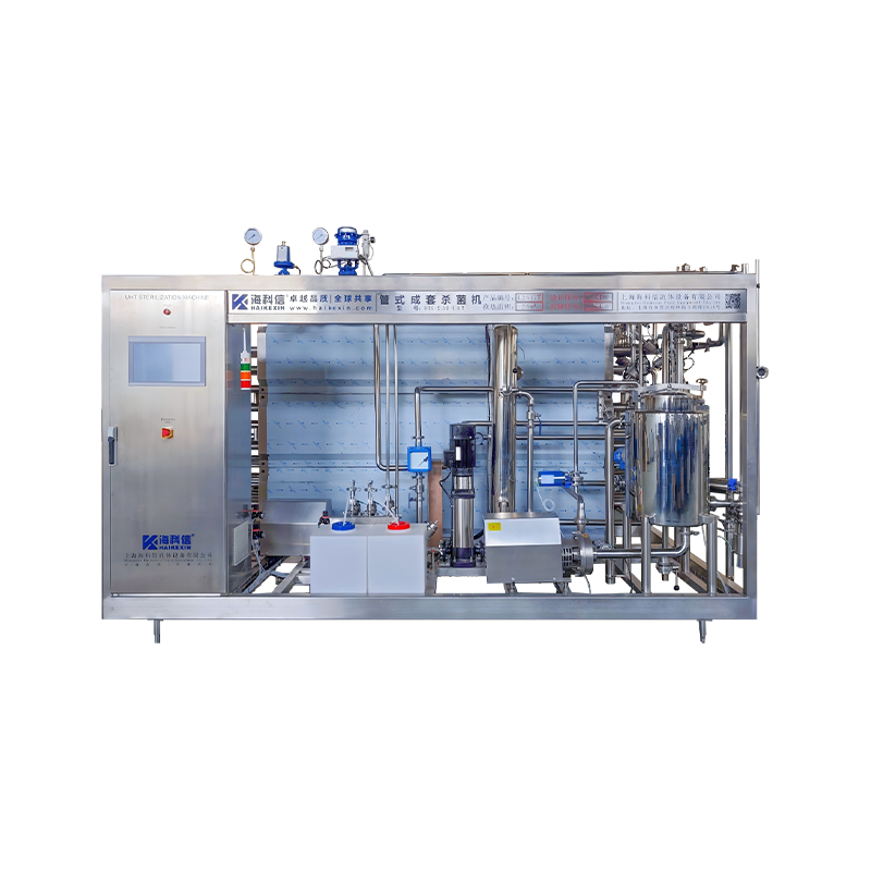Automatische UHT-sterilisator (ultrahoge temperatuur).