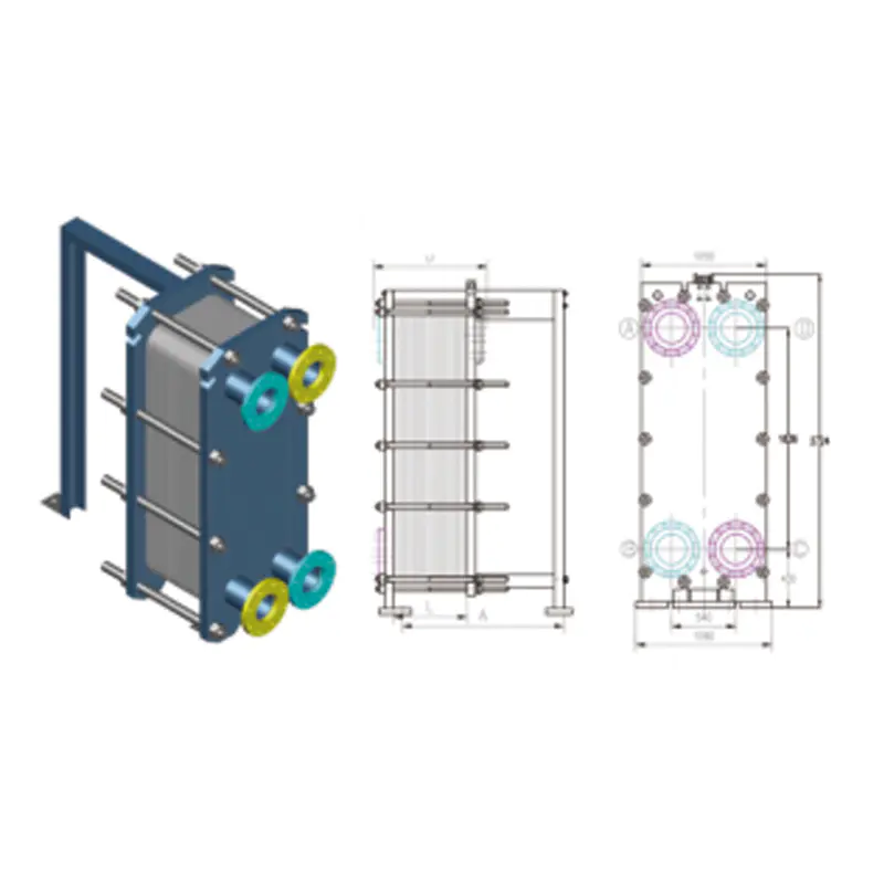 Plaatpasteur, complete skid Plaatpasteur, complete skid